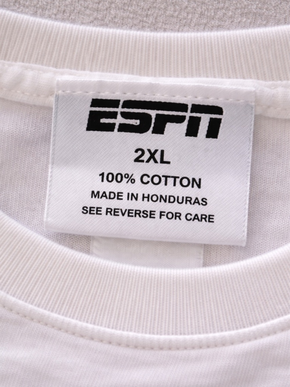 ESPN Men’s 2XL White Football Referee Signals Graphic T-Shirt Short Sleeve - Picture 7 of 11